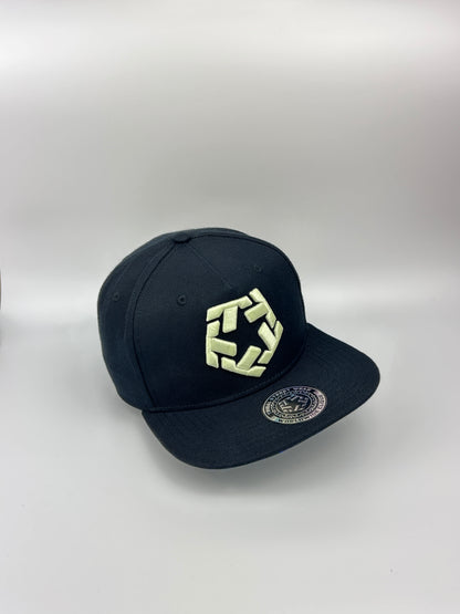 White on Black (Glow in the Dark)