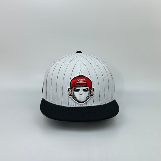 Krown Manila OG Head – Pinstripe White